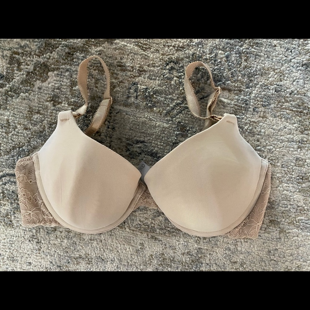Beige demi underwire maternity & nursing bra